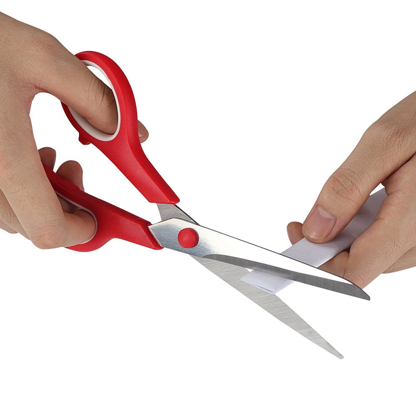 JunYeShi Clearance Under $2.00 Stainless Steel Multifunctional Set Student Scissors Handicraft Two-color Scissors Home Teaching Materials office Gift Scissors