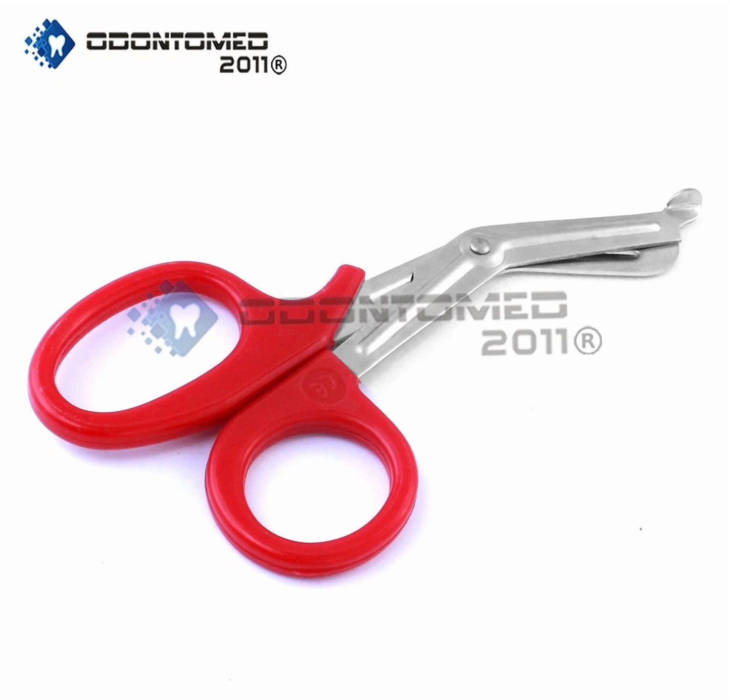 12 Emt Utility Scissors Shears 7.25" Red Colored