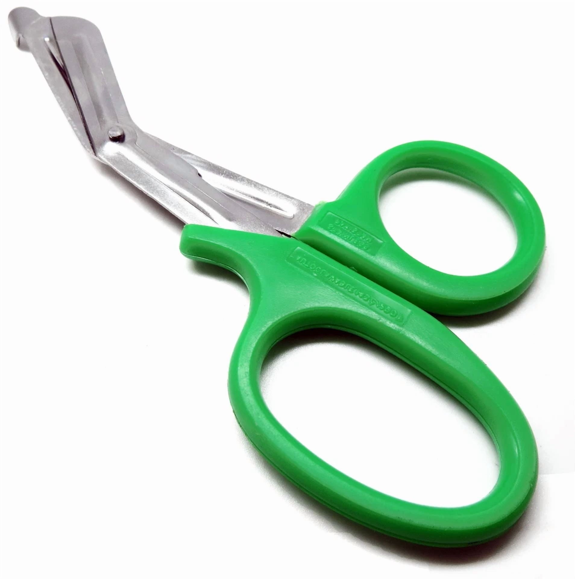 3 Pcs Green Utility Scissors 7.25" Multi-Purpose Diy Ems Emt Shears Instruments
