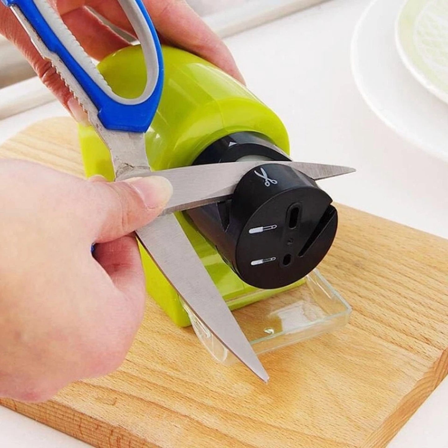 Electric Sharpening Tool Knife Sharpener Cordless Scissor Sharpening Stone Oy