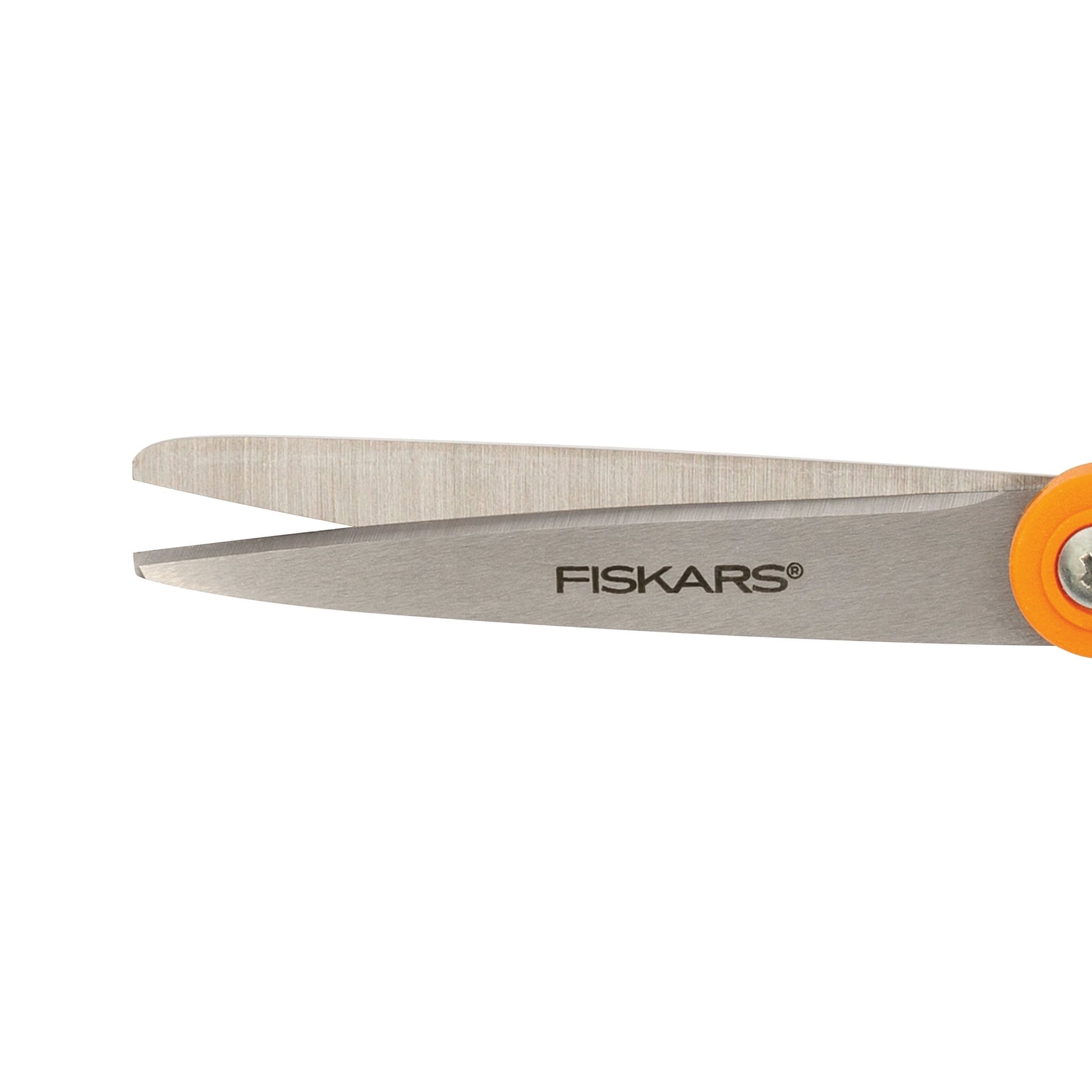 Fiskars 7" Petite Original, Orange-Handled Scissors - pack of 4