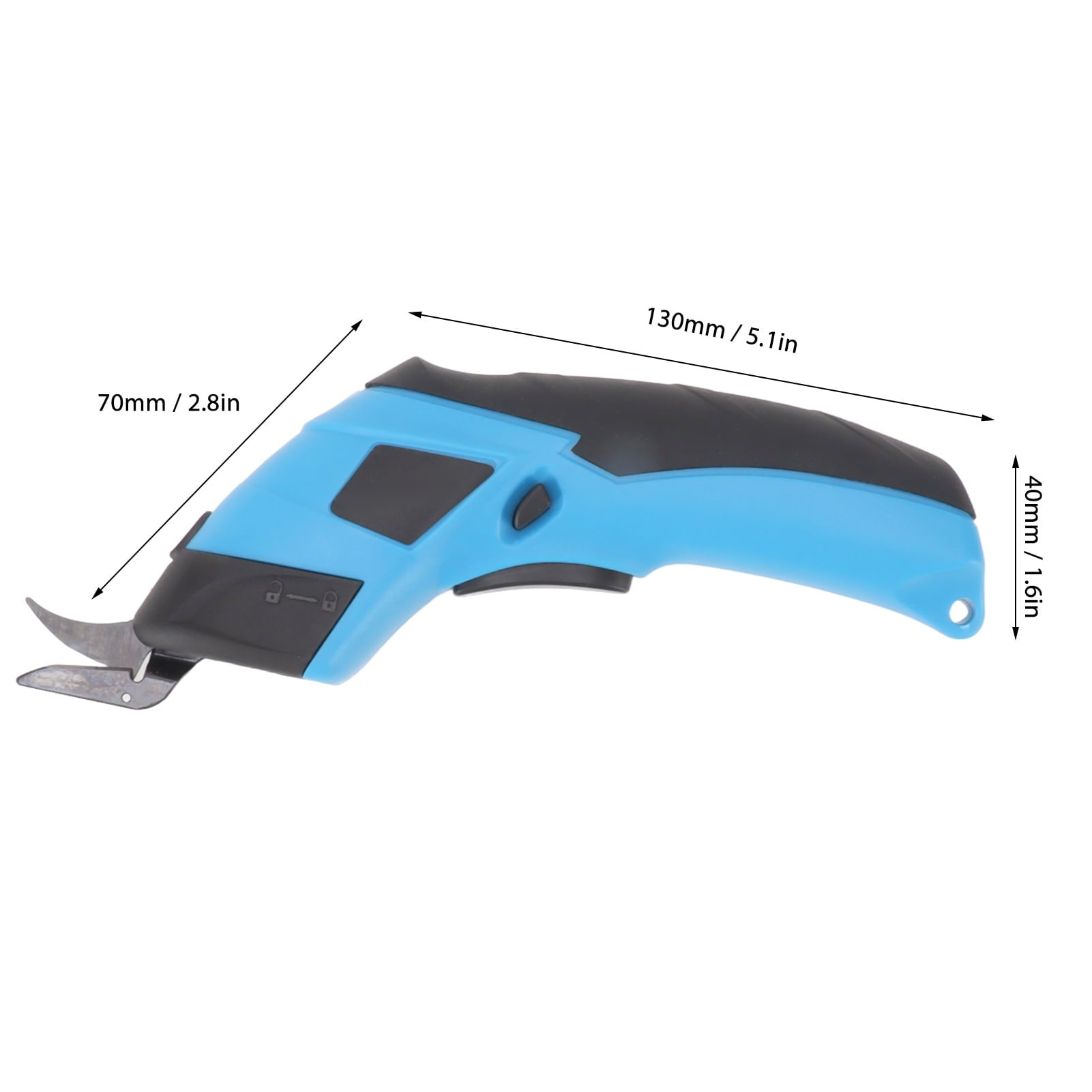 Cordless Electric Scissors, Non Jamming, Stable Without Shaking, Rechargeable Powerful Shears Cutting Tool for Fabric, Cardboard, Carpet, Leather, Felt