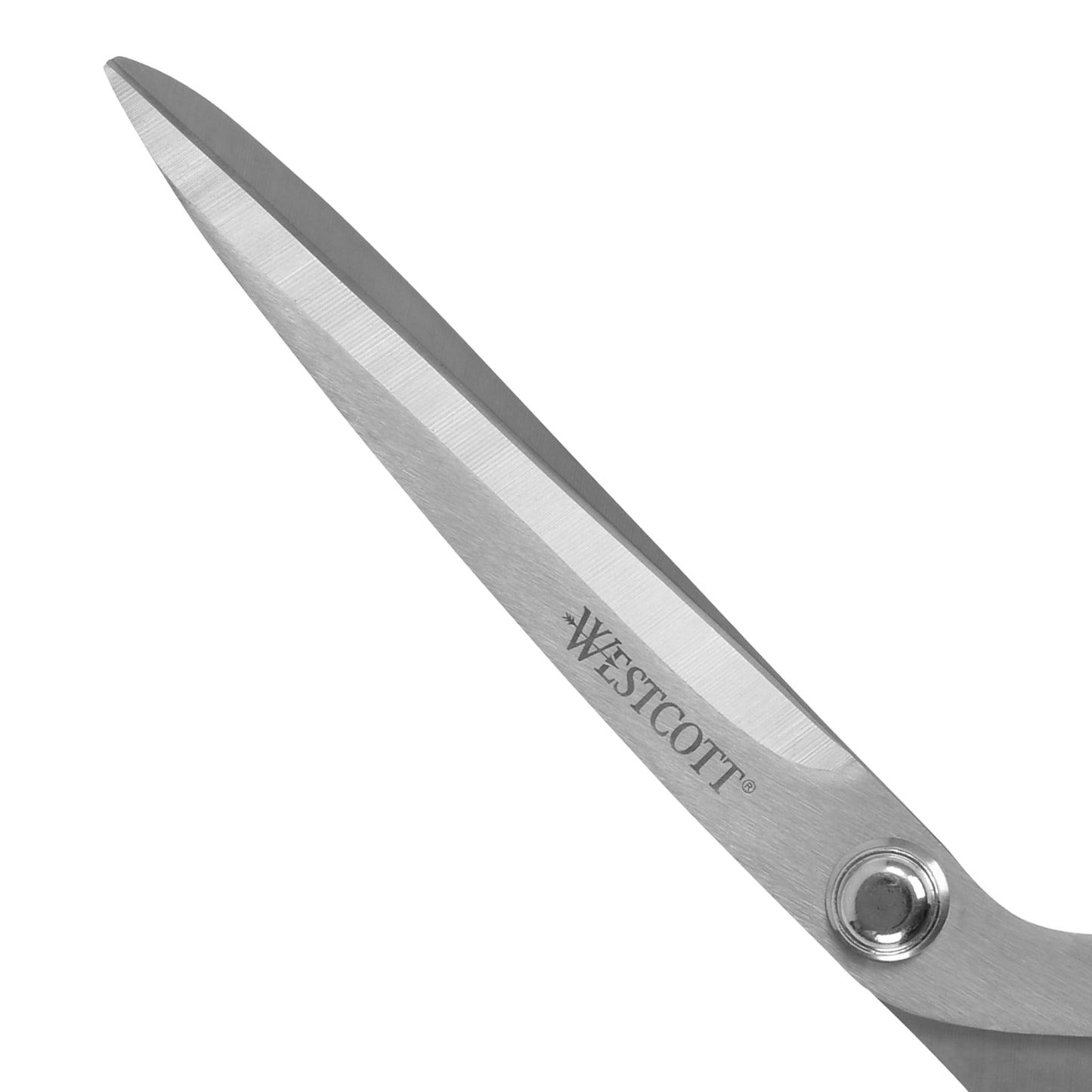Westcott Multipurpose Scissors, All Purpose Plus, 9", Bent, Stainless Steel, for Office, Black, 1-Count