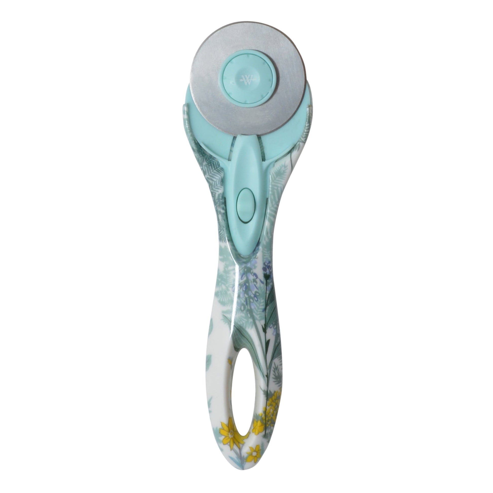 Westcott 8" Sewing Scissor and Rotary Cutter Set, Titanium, Blue, Floral, 2-Pack