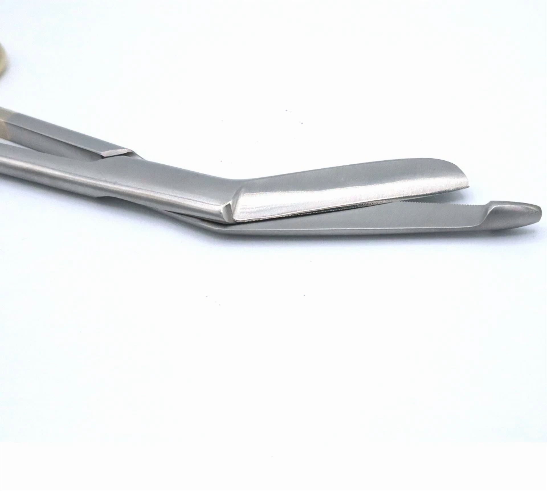 Fyna -2 Supercut Lister Bandage Scissors 5.5" + 4.5'', One Serrated Blade, Gold Handle