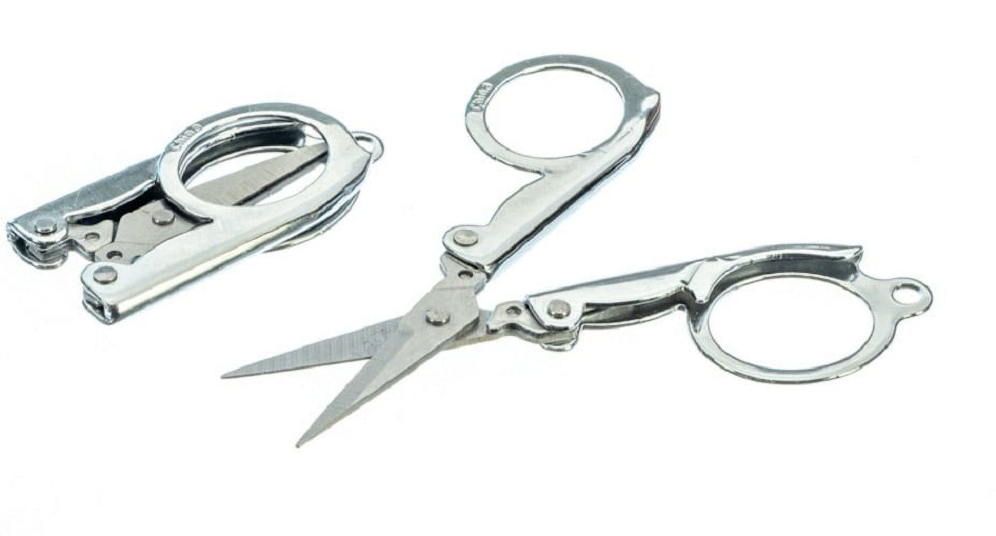 24-Pack 3.5" Folding Scissors Emergency Pocket Travel Stainless Craft First Aid