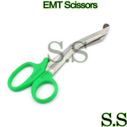 Emt Utility Scissors Shears 5.5" Green Colored New Bran