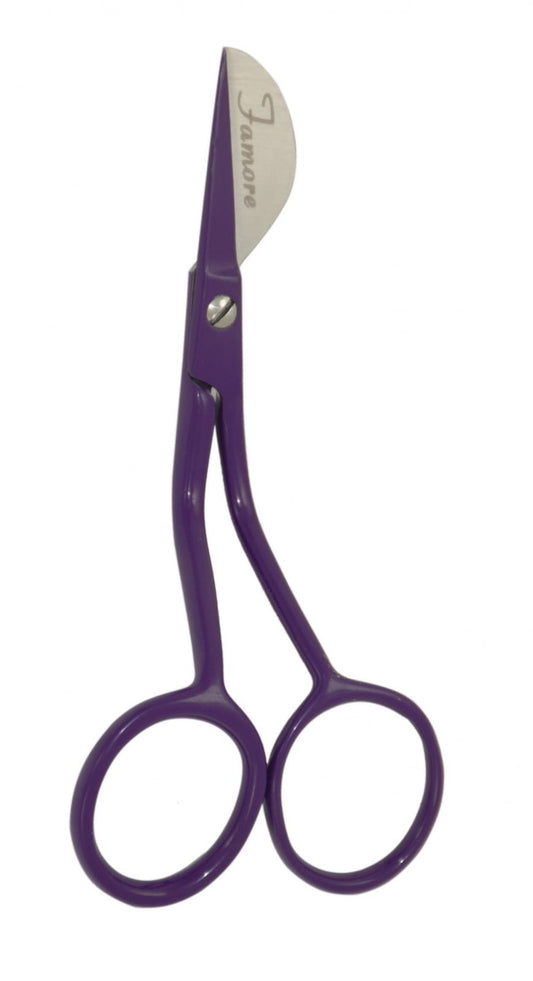 Famore Mini Duckling 4 Inch Purple Applique Scissors