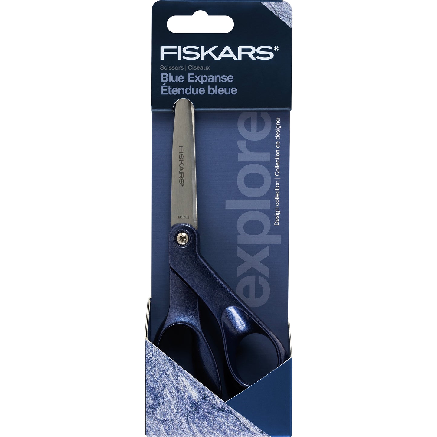 Fiskars Explore 8" Fabric/Craft Scissors, Blue Expanse
