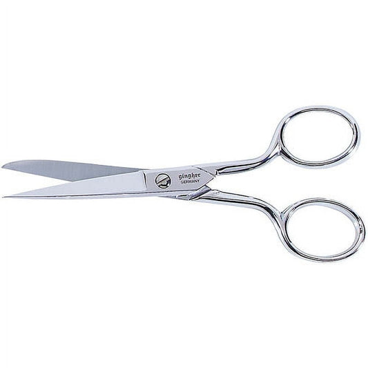 Gingher 5" Knife Edge Sewing Scissors, Silver