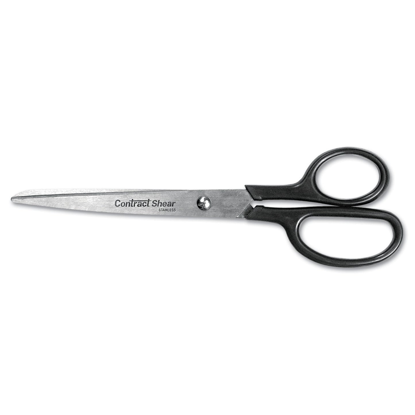 Westcott 10572 Stainless Steel Straight Trimmers- 8 in. Length- 3 in. Cut- Black
