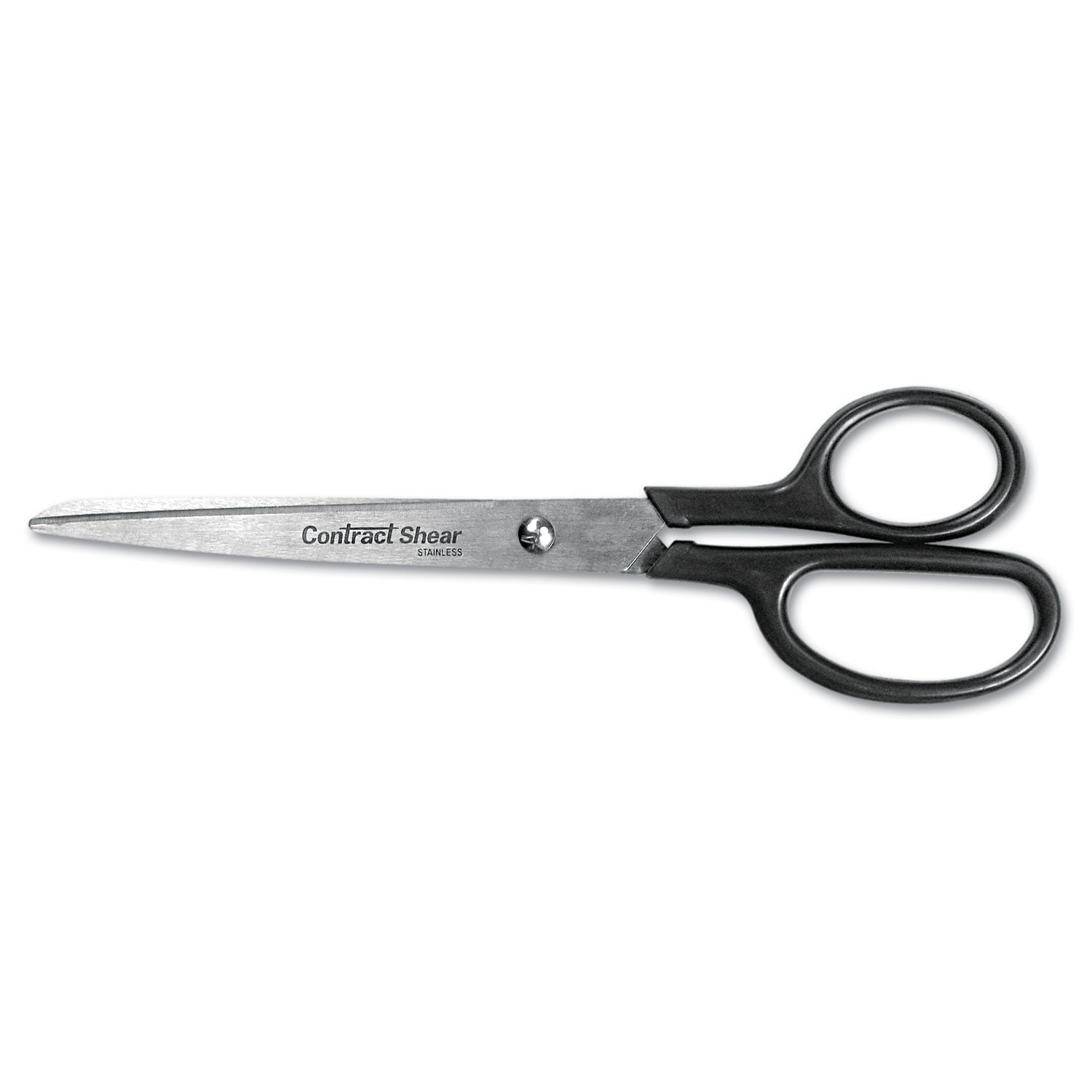 Westcott 10572 Stainless Steel Straight Trimmers- 8 in. Length- 3 in. Cut- Black