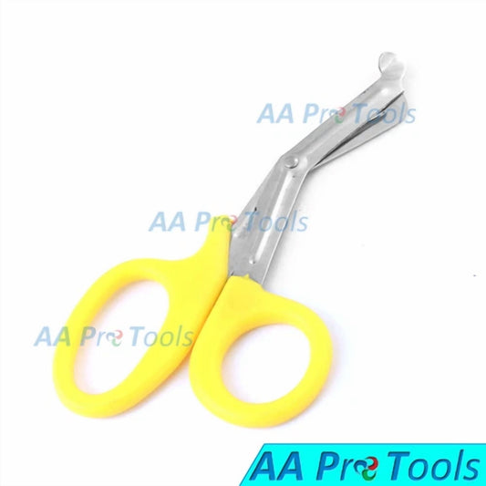 Yellow Utility Scissors 5.5" Multi-Purpose Diy Ems Emt Universal Shears Tools