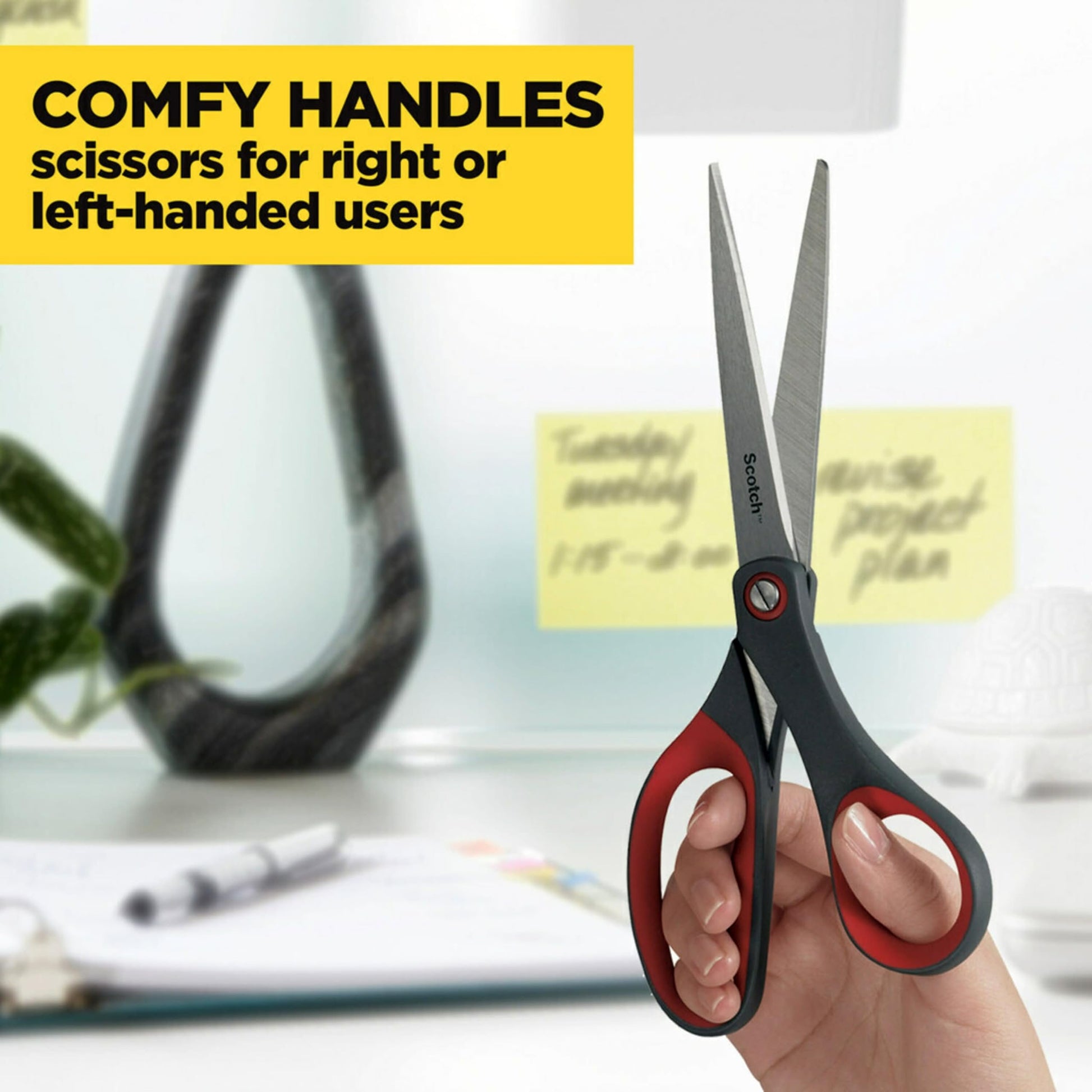Scotch 8 Inch Precision Bent Scissors, Great for Everyday Use 1448B