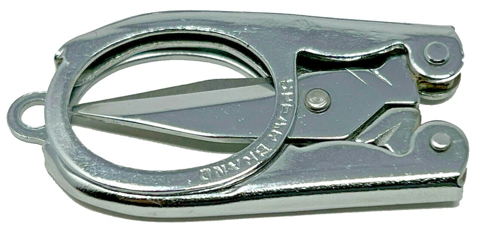 2-Pack Portable Folding Scissors - 3.5" - Metal Sharp Durable Travel Crafts Mini