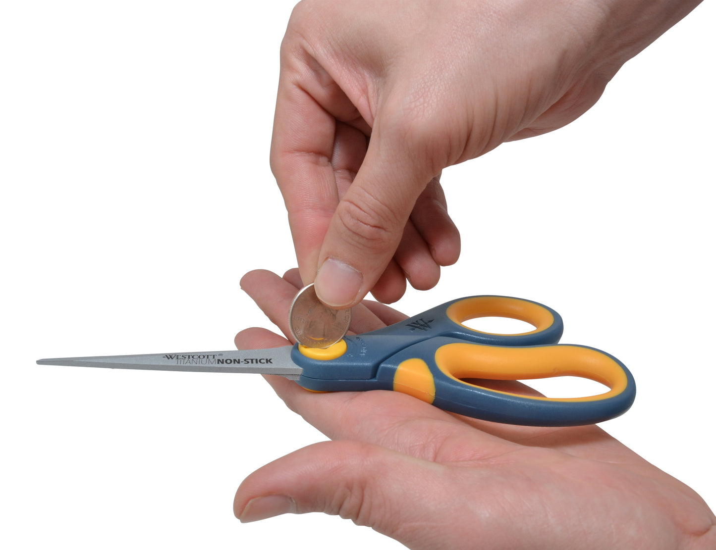 Westcott 8" Non-Stick Straight All-Purpose Scissors, High School Level