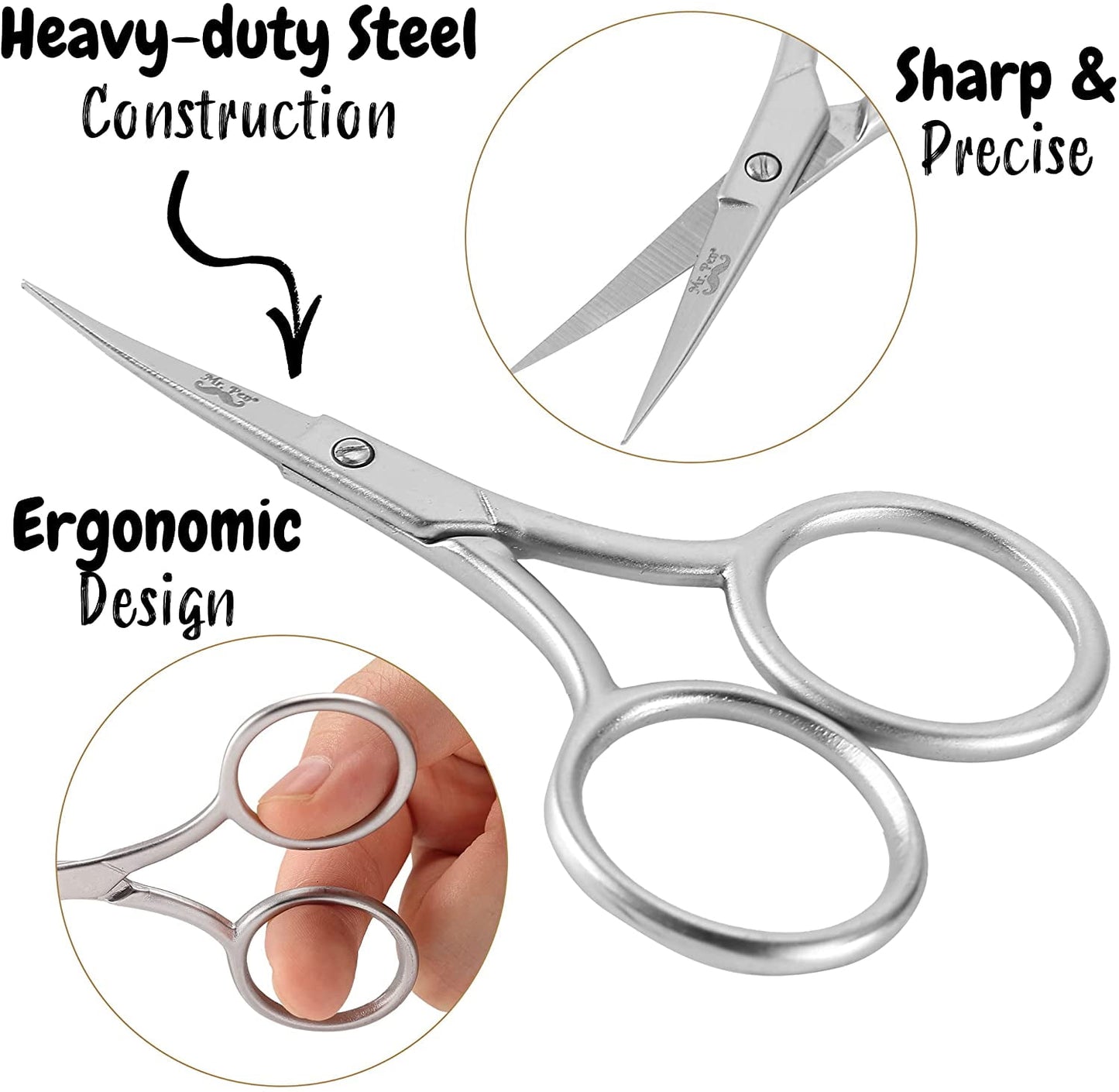 Mr. Pen- Embroidery Scissors, 3.5 inch, Sewing Scissors, Embroidery Scissors Curved, Small Sewing Scissors