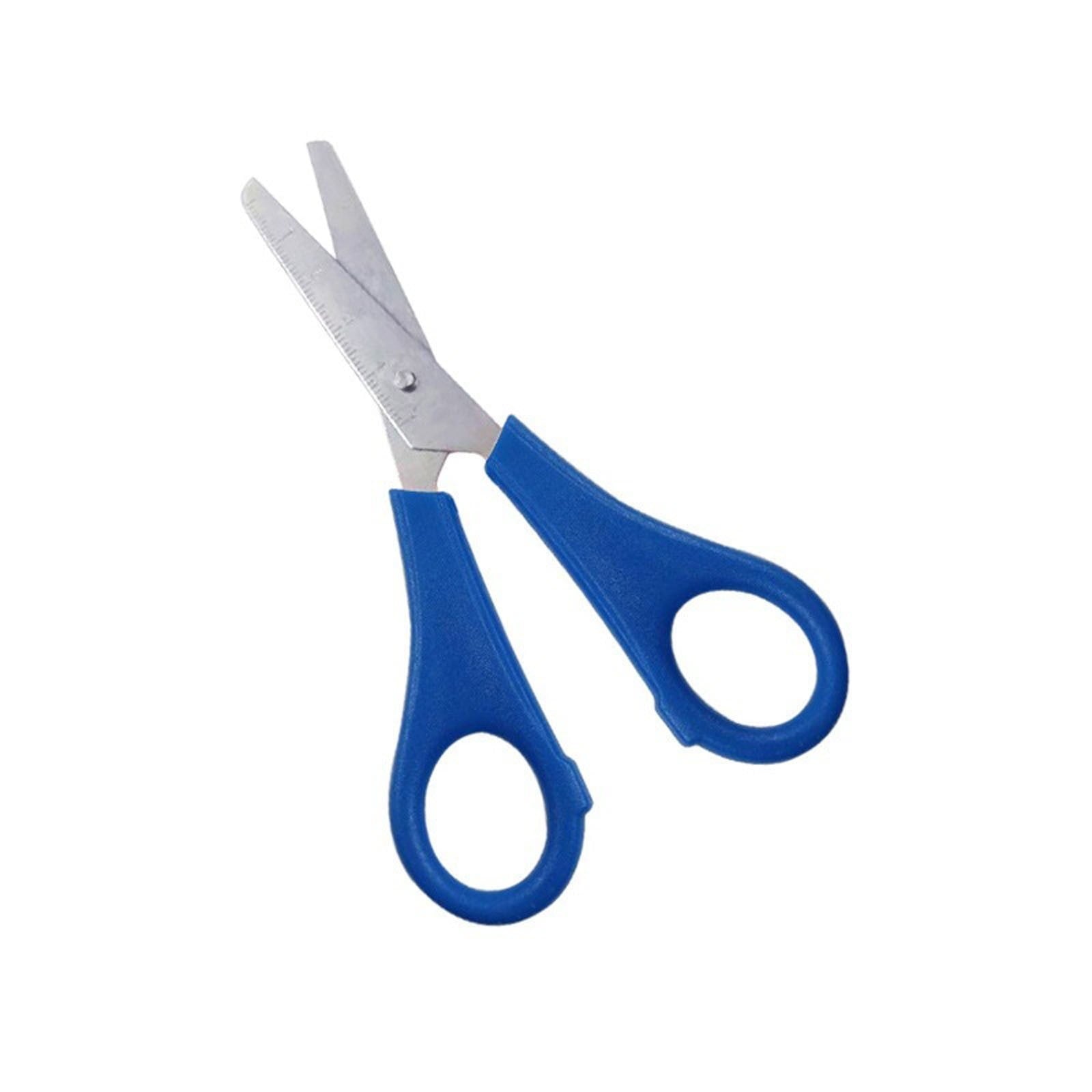 yulier Scissors 5" Student Ruler Scissors, Craft Scissors Small Scissors Blunt Tip Scissor for Office Home