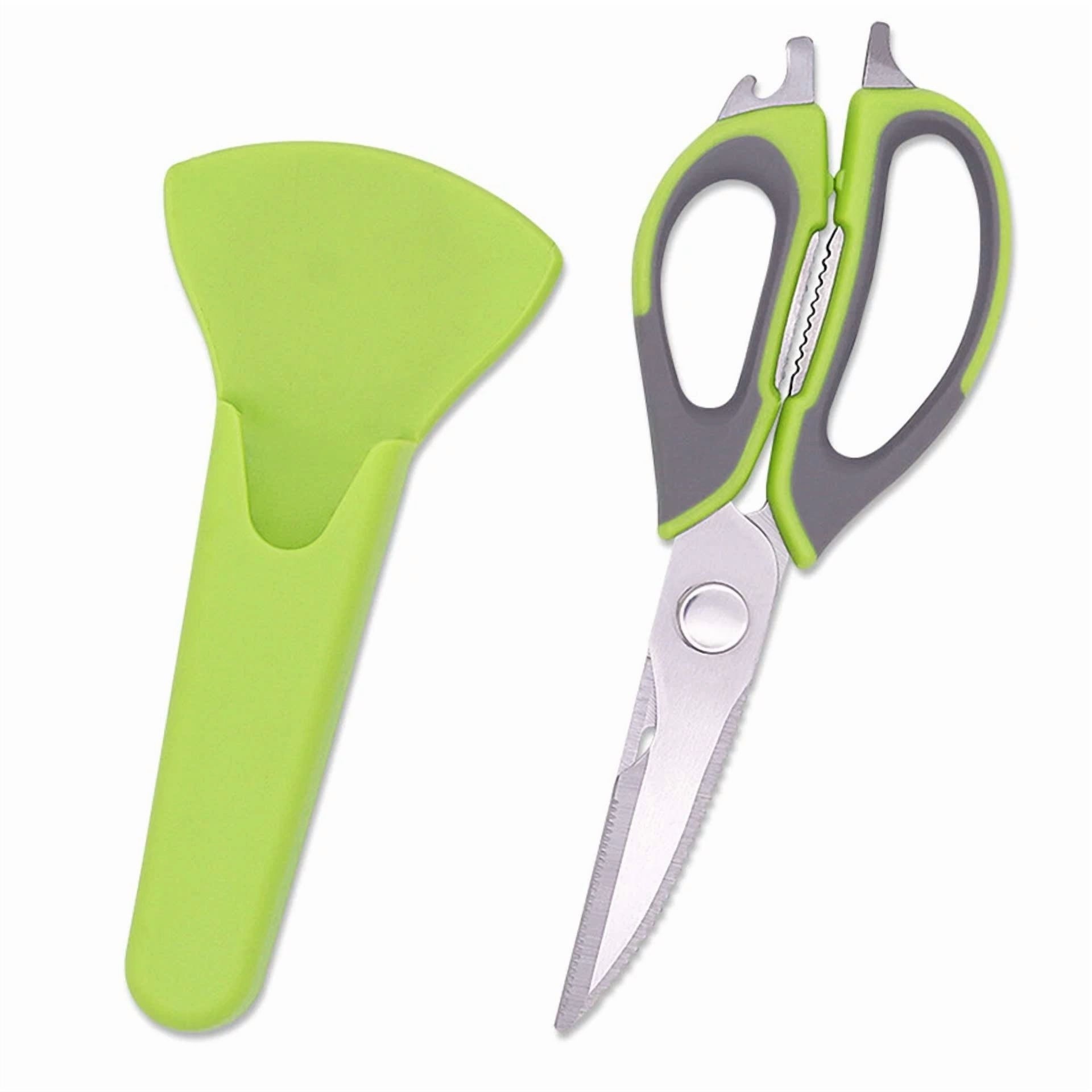 Stainless Steel Kitchen Shears Heavy Duty Scissors For Meat Fish Chicken Bones