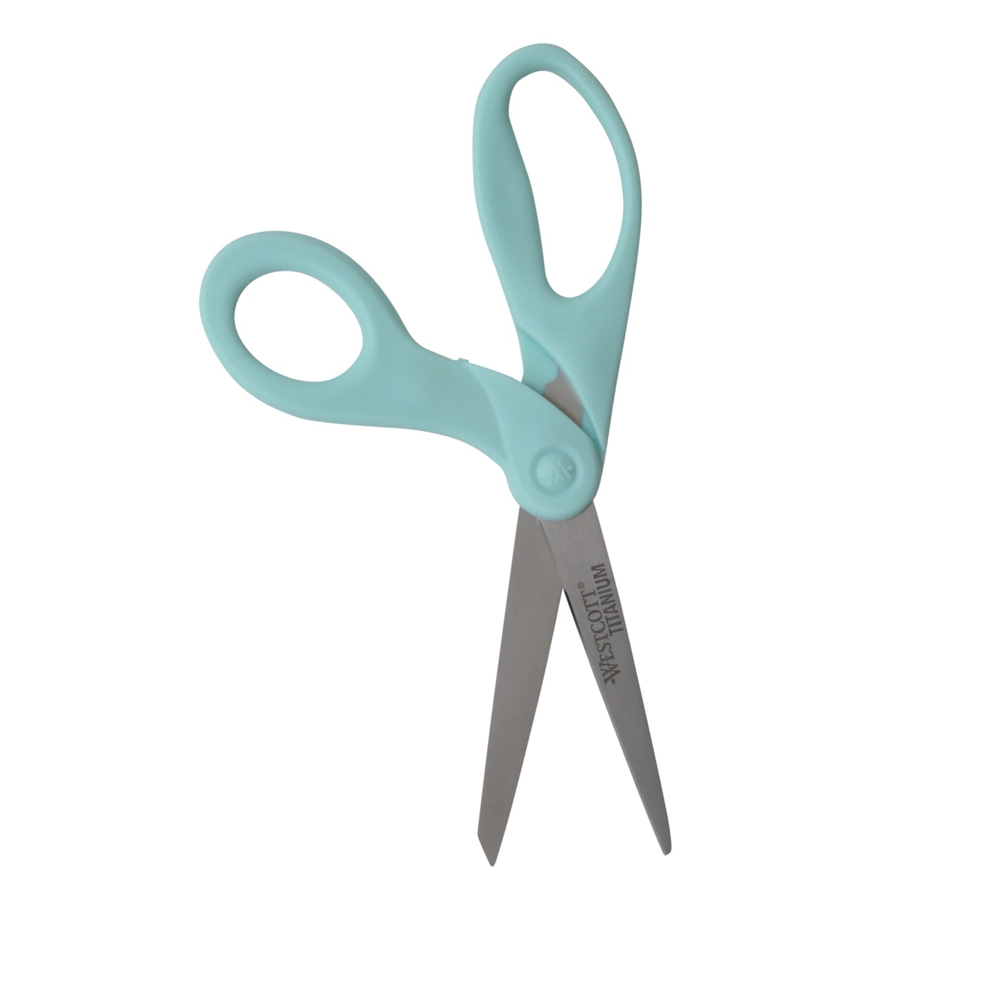 Westcott 8" Sewing Scissor and Rotary Cutter Set, Titanium, Blue, Floral, 2-Pack
